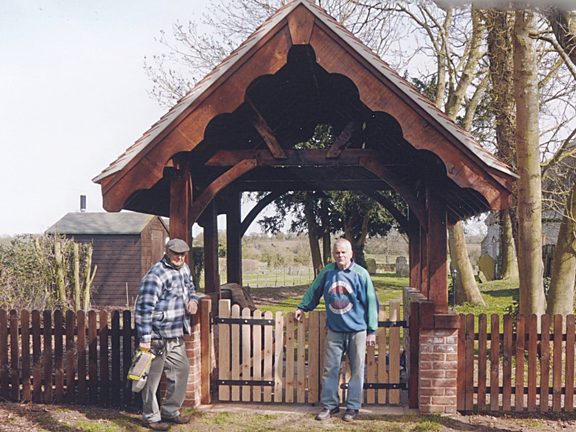 harry barker building lychgate